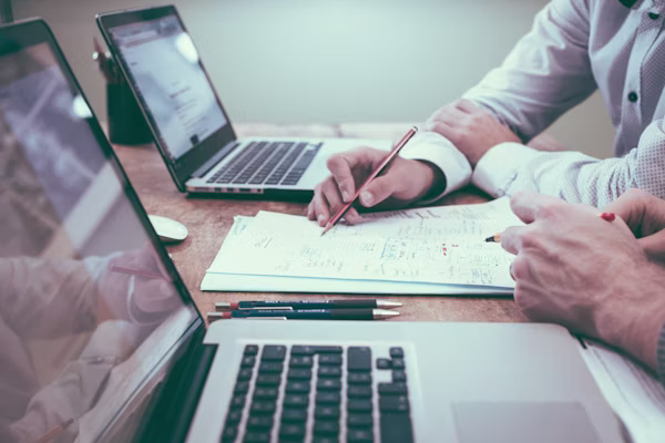 Writing calculations on workspace sheet